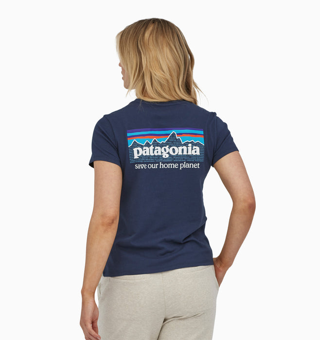 Patagonia Women's P-6 Mission Organic T-Shirt - New Navy