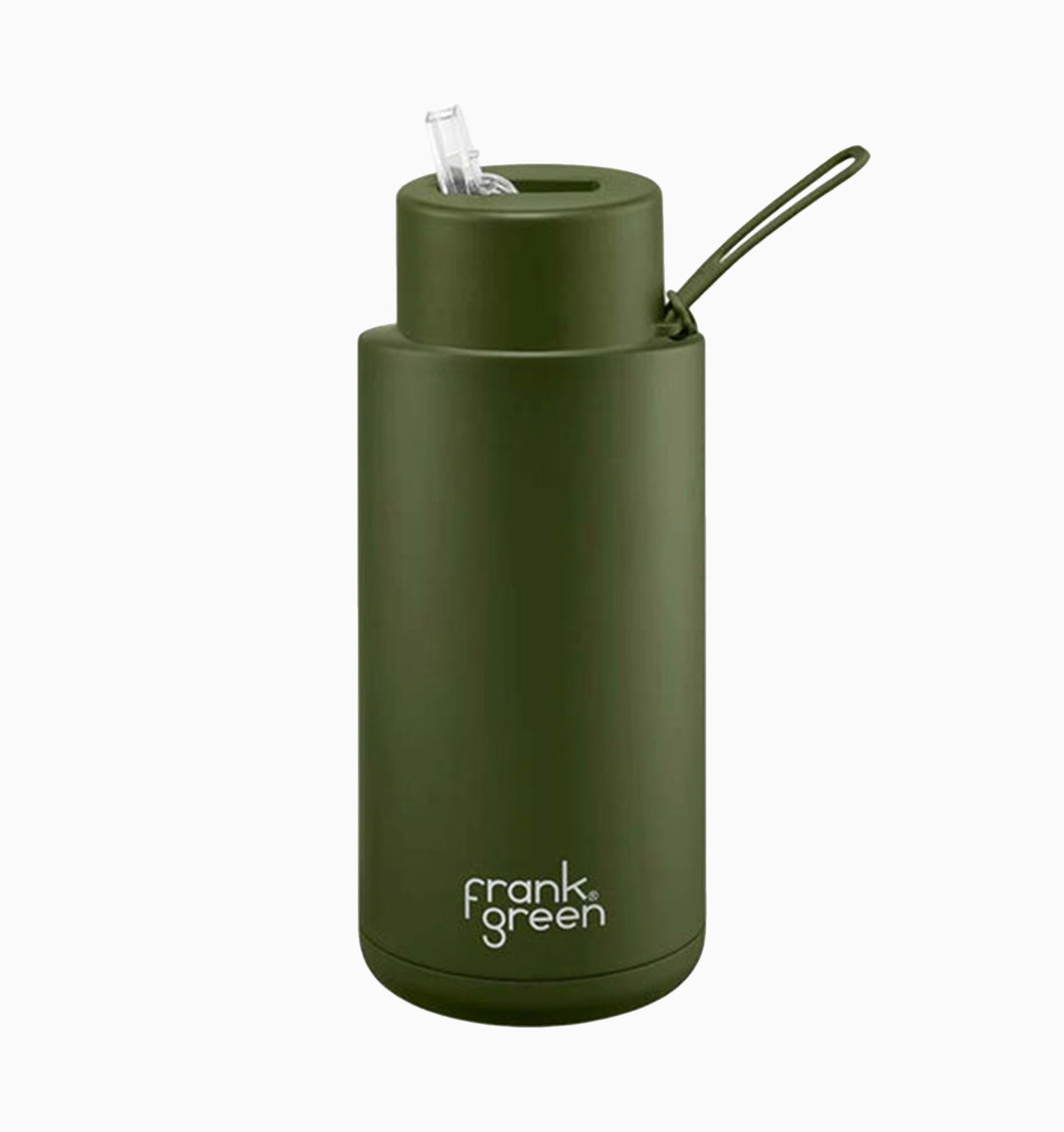 Frank Green 34oz Ceramic Reusable Bottle (1000ml) - Khaki