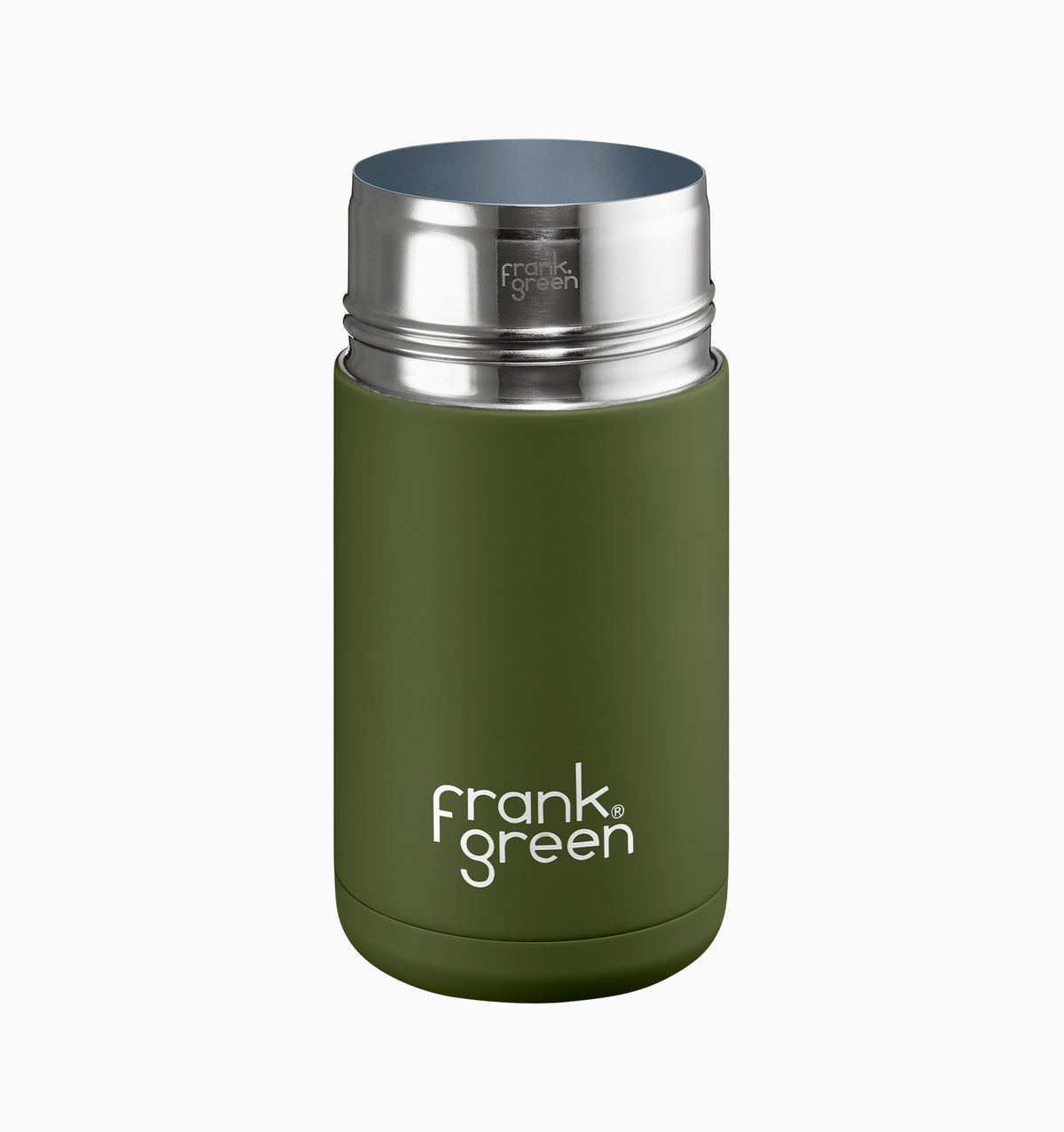 Frank Green 355ml (12oz) Ceramic Reusable Cup - Khaki