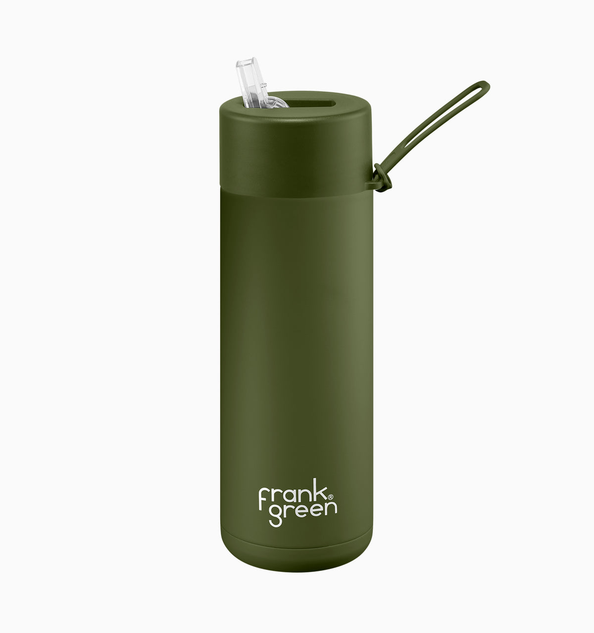 Frank Green 20oz Ceramic Reusable Bottle (595ml) - Khaki