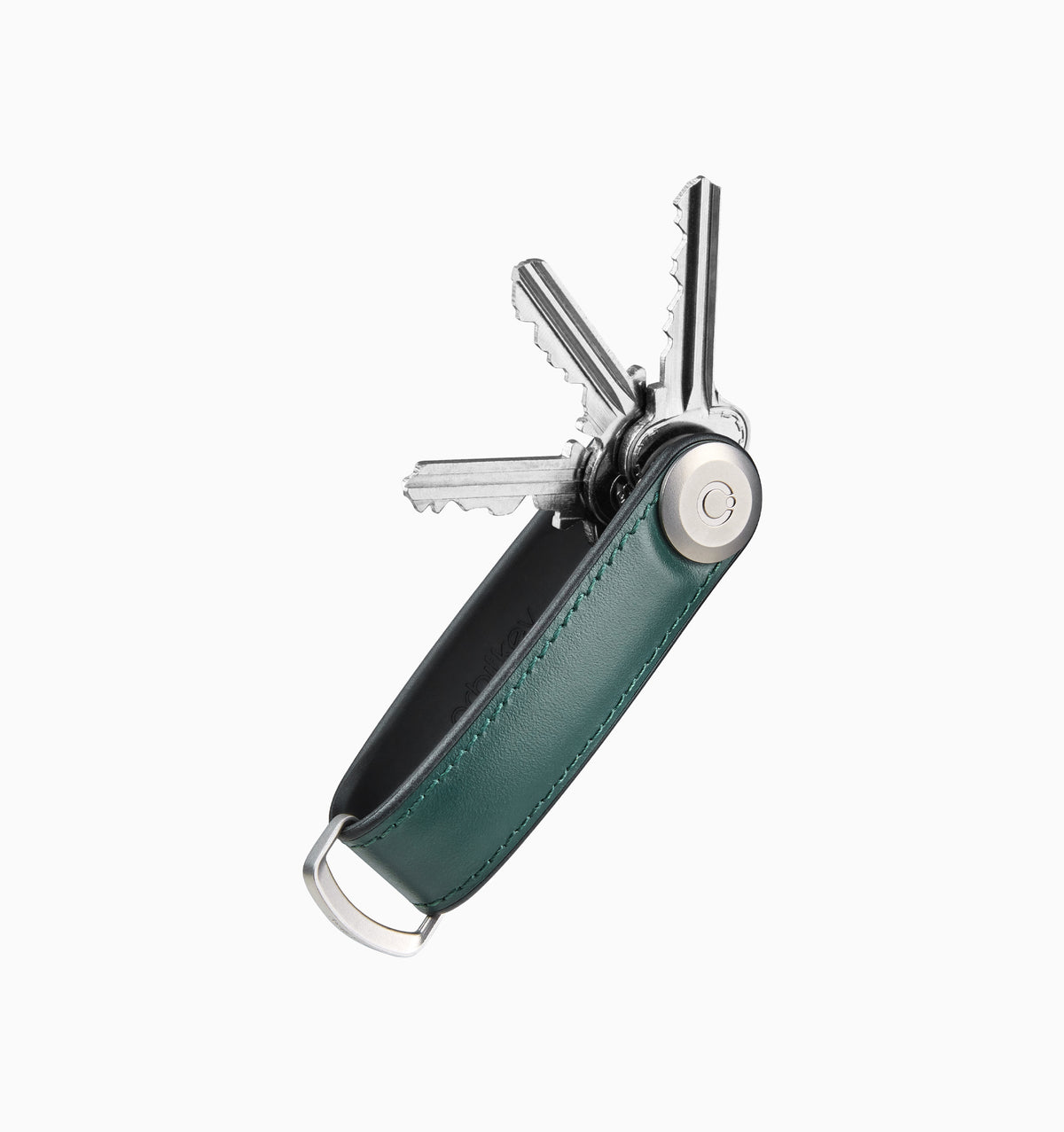 Orbitkey Hybrid Leather Key Organiser - Pine Green