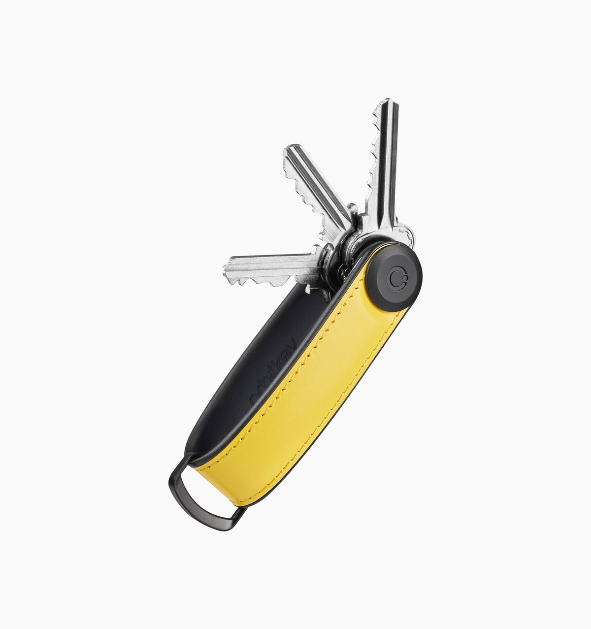 Orbitkey Hybrid Leather Key Organiser - Sollar Yellow