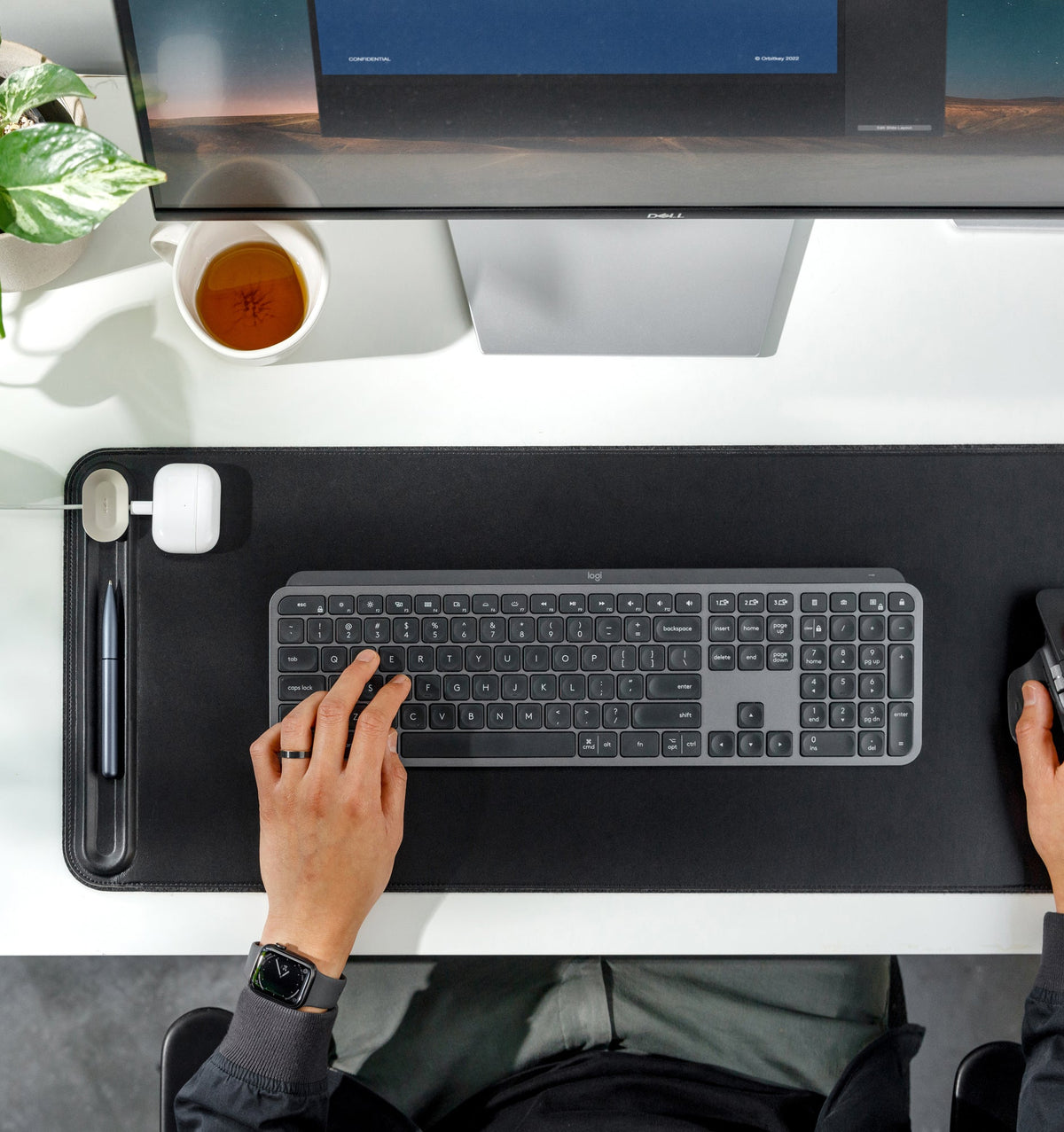 Mouse Pad Orbitkey Desk Mat Orbitkey Desk Mat Slim Black