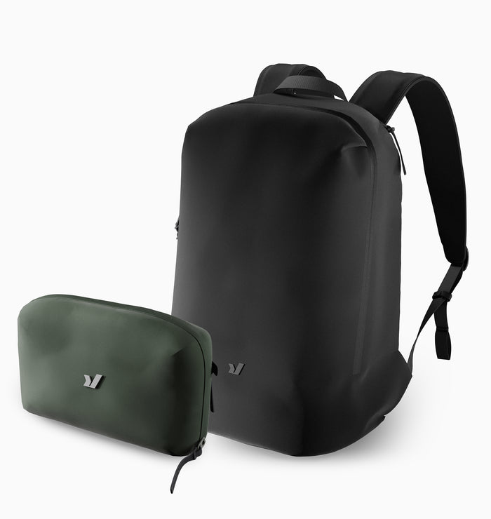 Rushfaster EDC Backpack + Tech Pouch Bundle