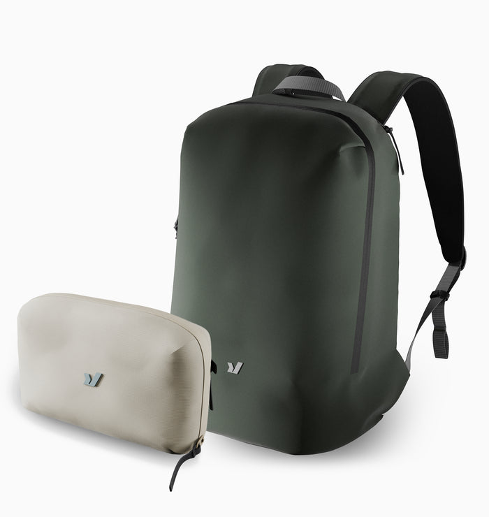 Rushfaster EDC Backpack + Tech Pouch Bundle