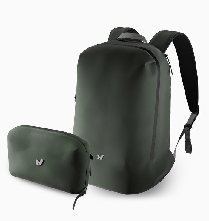 Rushfaster EDC Backpack + Tech Pouch Bundle