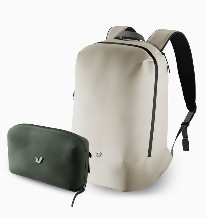 Rushfaster EDC Backpack + Tech Pouch Bundle