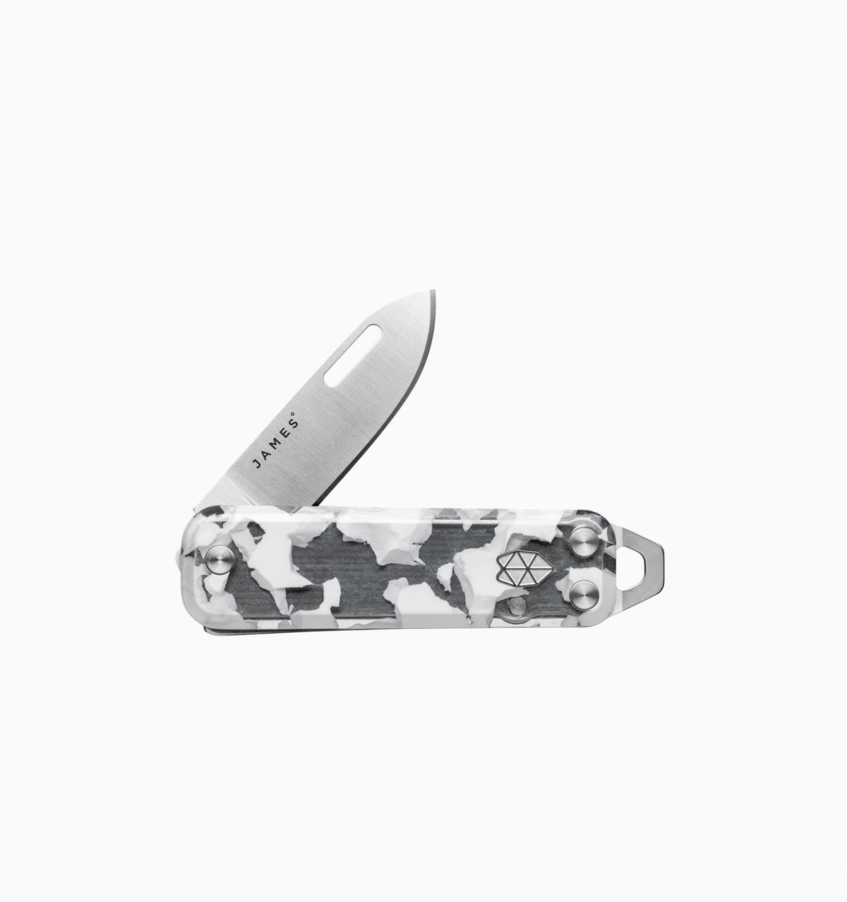 The James Brand - The Elko Utility Knife - Arctic Tortoise + Stainless
