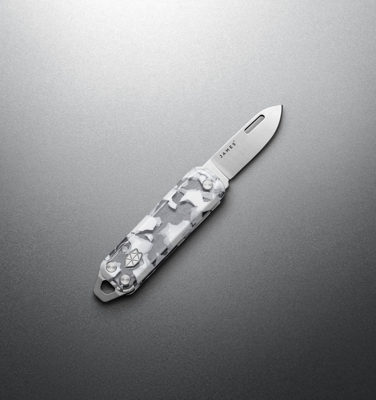 The James Brand - The Elko Utility Knife - Arctic Tortoise + Stainless