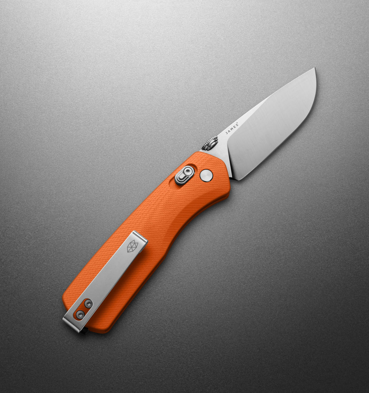 The James Brand - The Carter - Orange +  Stainless