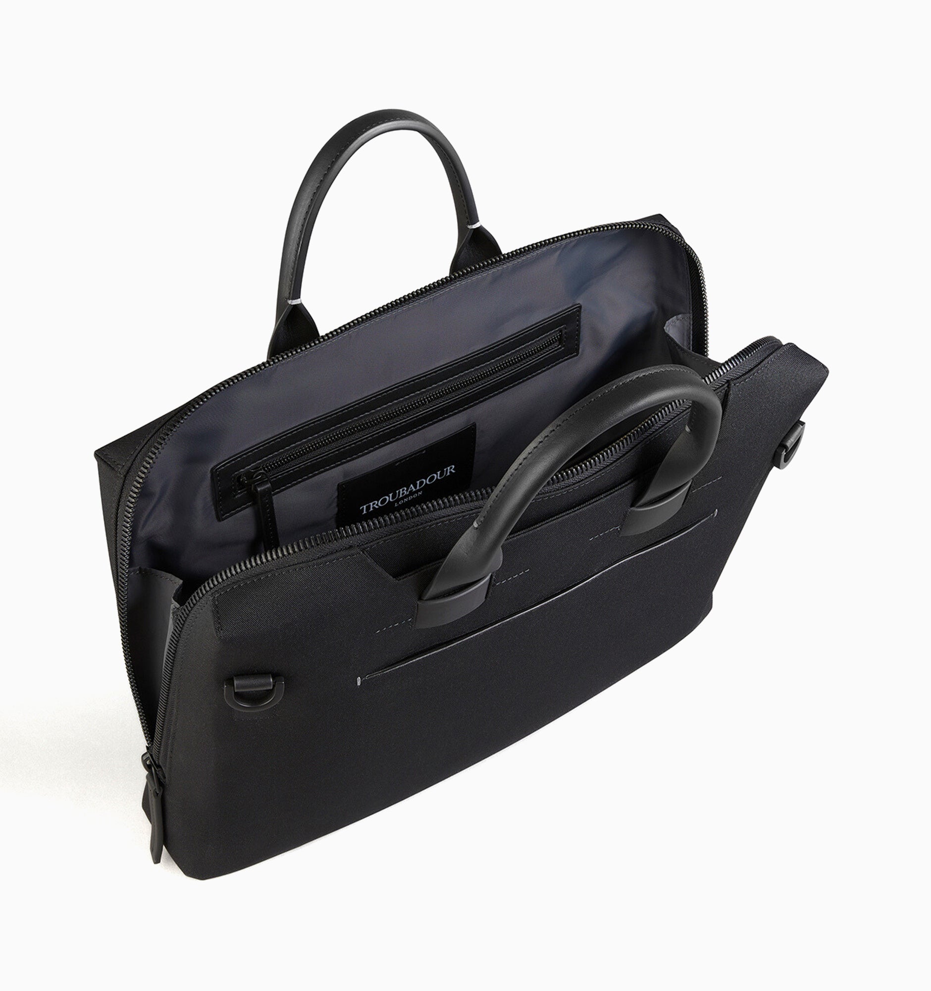 Troubadour Leather Pathfinder Slim Briefcase Rushfaster Australia