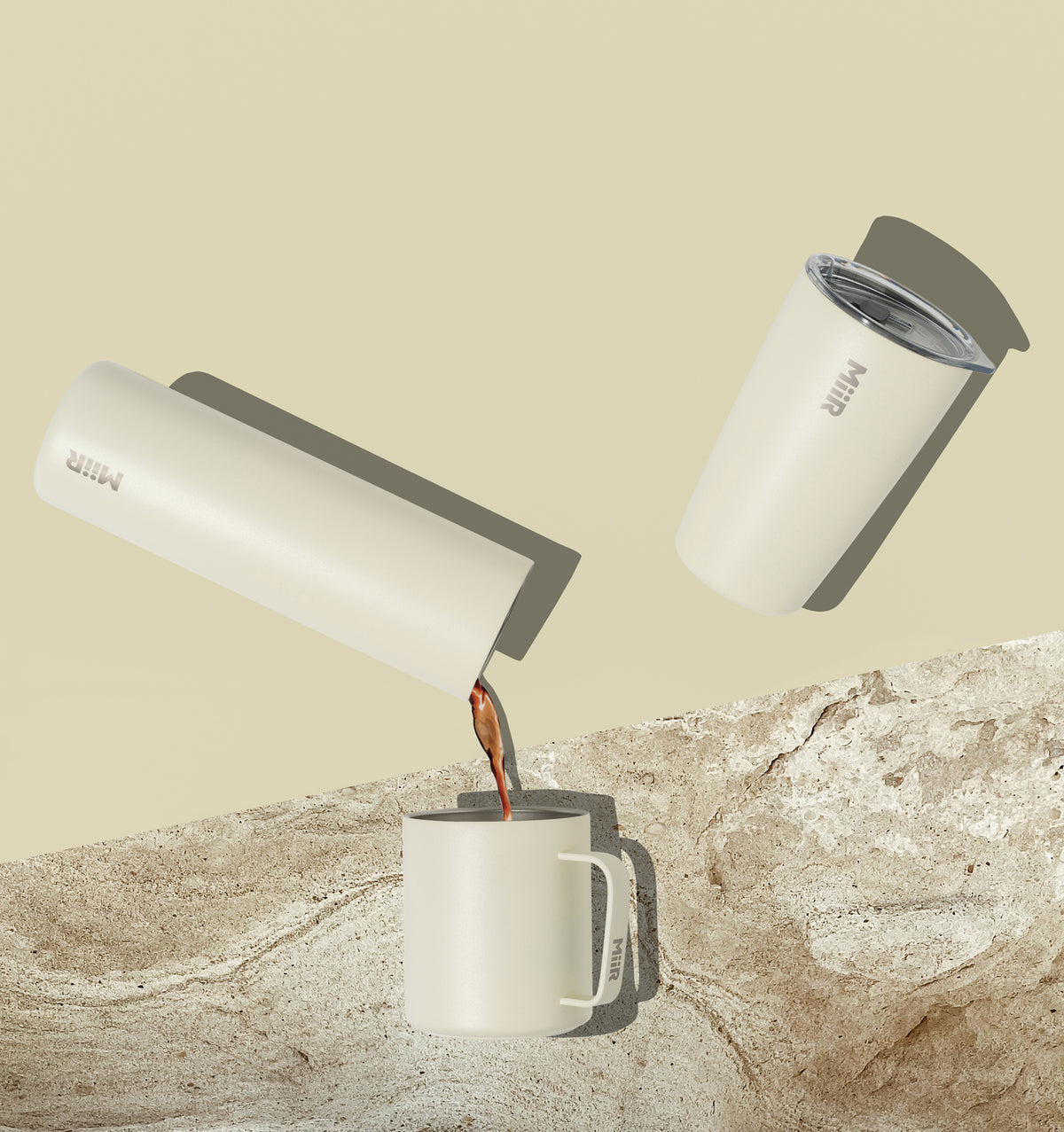 MiiR 16oz VI Tumbler (473ml) - Sandstone White